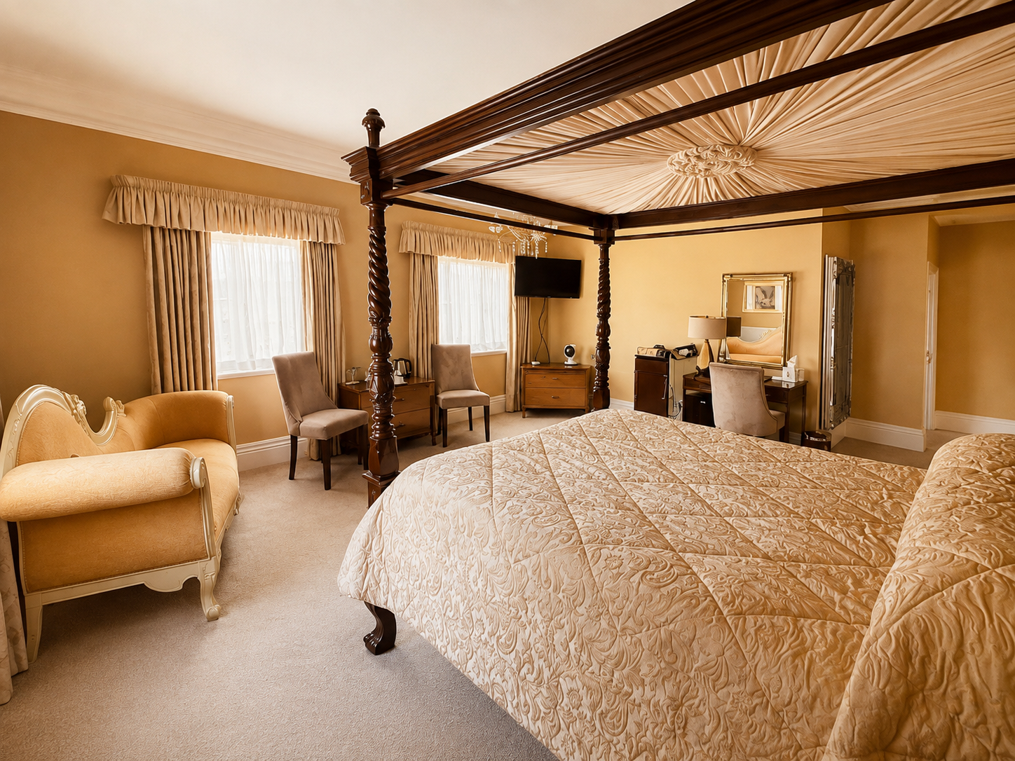 Four poster detail